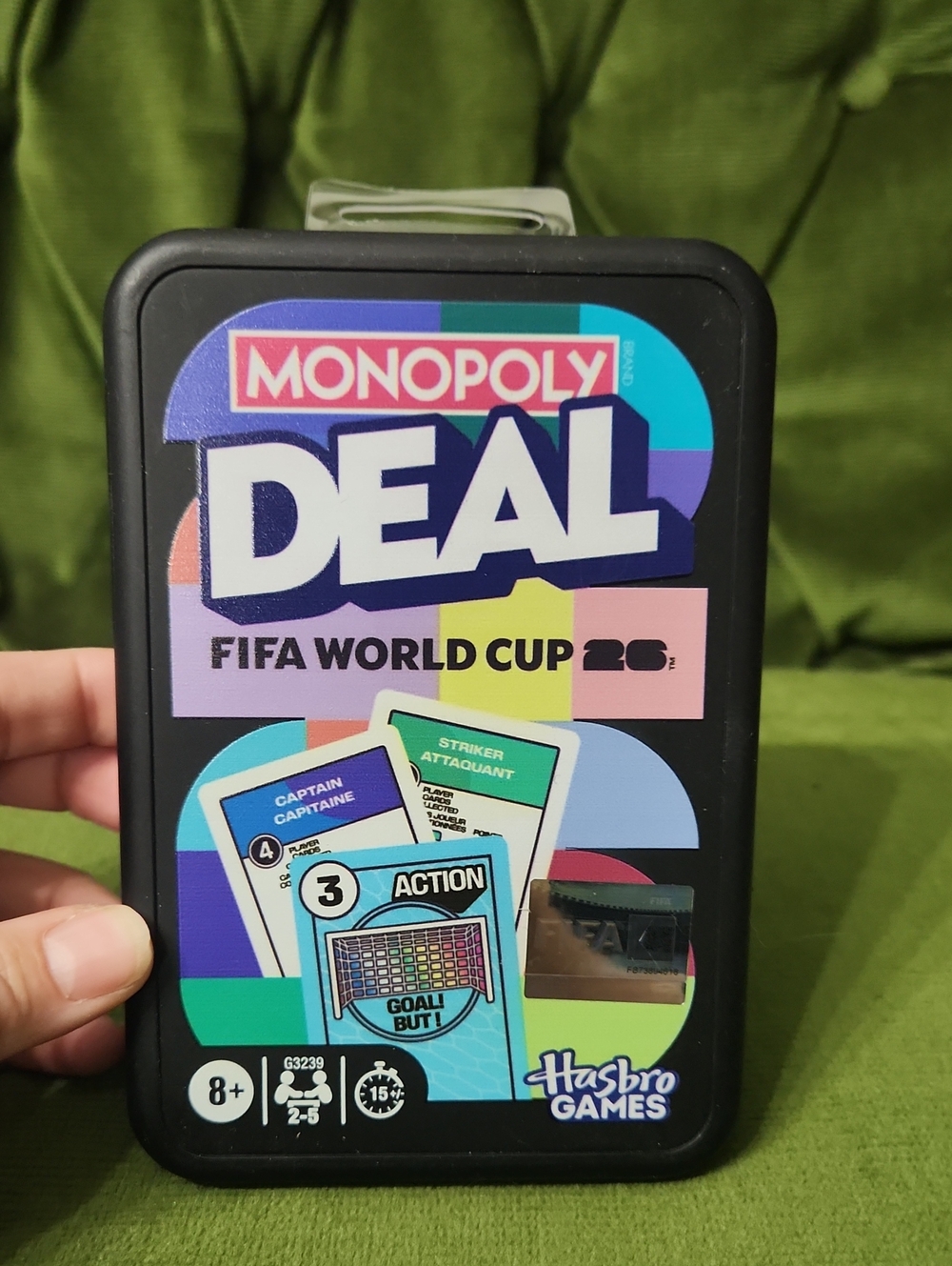 Monopoly Deal FIFA World Cup 26 Card Game - Black